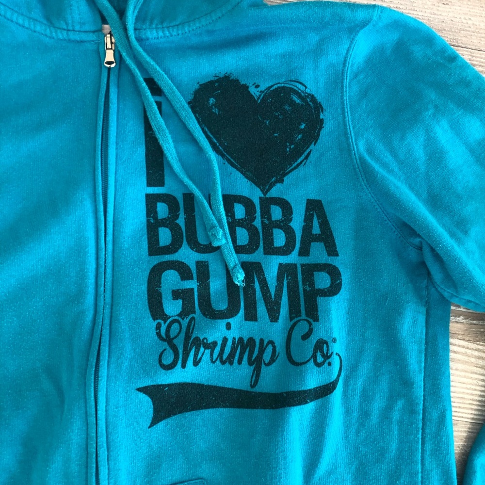Bubba Gump Zipped Hoodie Sz L